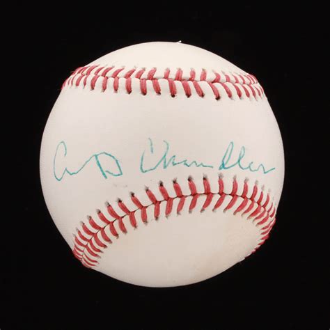 Happy Chandler Signed Baseball (SGC Hologram) | Pristine Auction