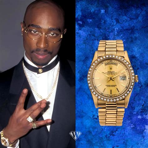 Legendary Tupac Shakur - 36mm Rolex Day-Date - Superwatchman.com