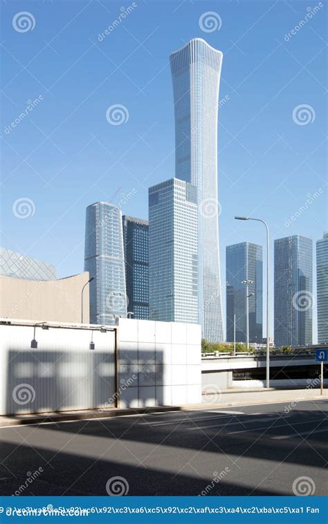 China Zun Building, a Landmark Building in the China World Trade Center ...