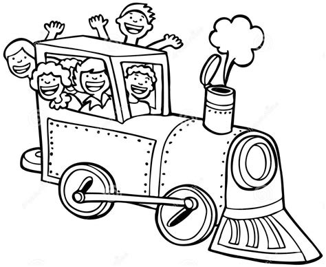 Train Station Clip Art Black and White – Cliparts