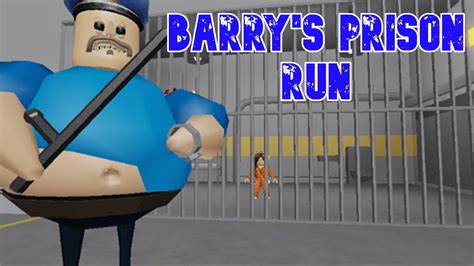 Playing Roblox Barry's Prison Run! :D - YouTube