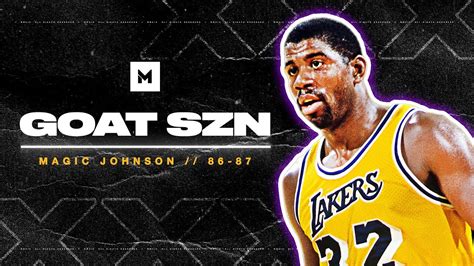 Magic Johnson SHOWTIME Highlights From 1986-87 MVP Season! | GOAT SZN ...