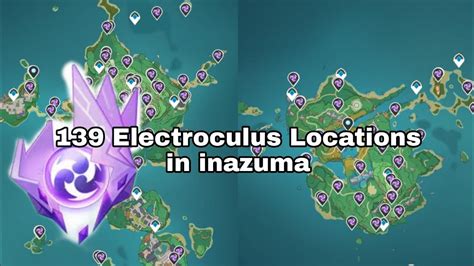 All 139 Electroculus Location in Inazuma - Genshin impact #Electroculus ...