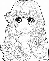 Girl cartoon Doodle Kawaii anime coloring Page Cute Illustration  sketch template