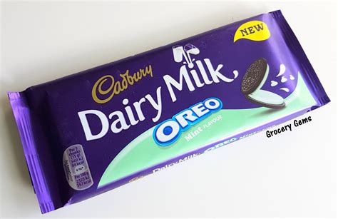 Grocery Gems: Review: New Cadbury Dairy Milk Oreo Peanut Butter Flavour & Mint Flavour