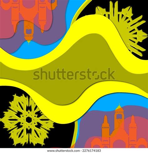 Download Islamic Background Template Ramadan Style Stock Vector (Royalty Free) 2276174183 ...