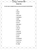 Questions About The New Family - Baby Shower Game Template printable ...