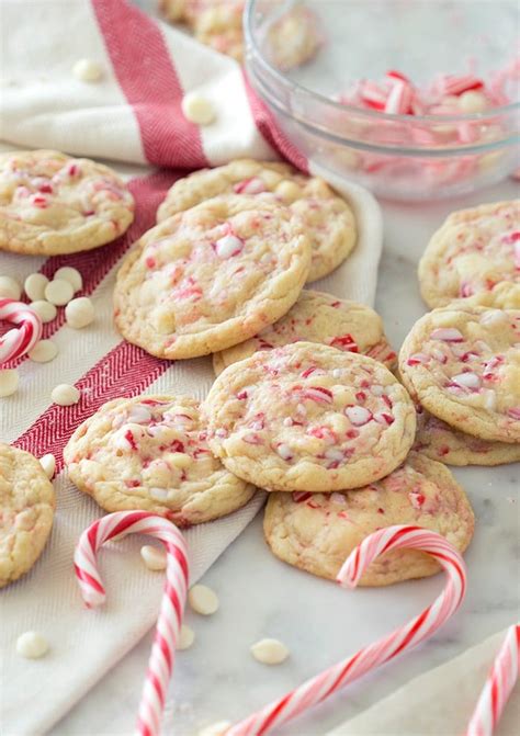 White Chocolate Peppermint Cookies - Preppy Kitchen