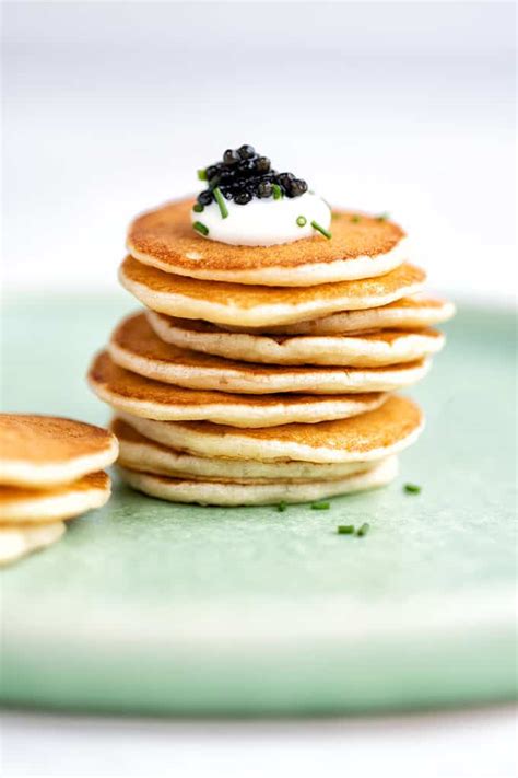 Easy Blini Recipe (Russian Pancake) - Supergolden Bakes