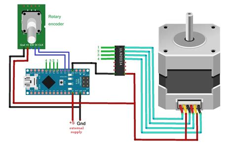 Rotary Encoder Circuit Diagram