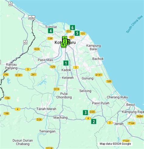 Map of Kota Bharu, Malaysia - Google My Maps