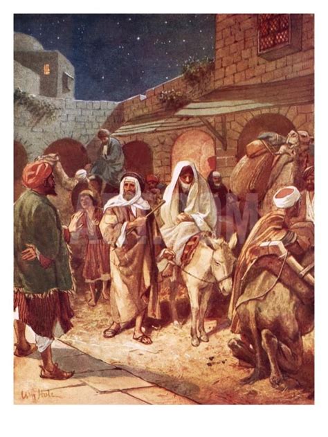 'Joseph and Mary Arrive at Bethlehem, But Find There Is No Room for ...