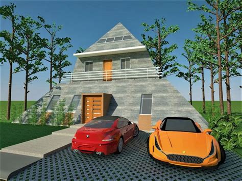 Pyramid house | Pyramid house, Pyramids, Design