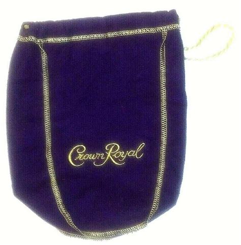 Crown Royal 750ML Purple Drawstring Bag 750 ML 8.5" x 6" Free Shipping ...