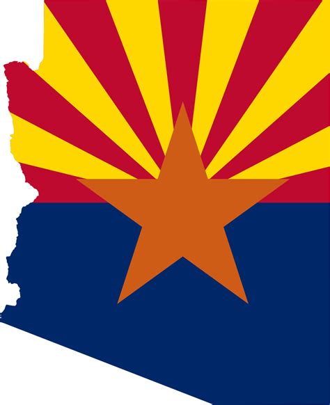 Arizona Flag Map | Arizona state flag, Arizona flag, Arizona state map