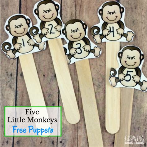 Five Little Monkeys Puppets and Literacy Activities