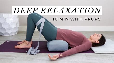 10-Minute Restorative Yoga With Props for Relaxation (Video) — Caren ...