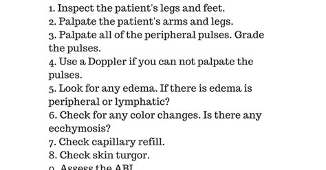 AttachedtoNursing: HEALTH ASSESSMENT~Peripheral Vessels and Lymphatics