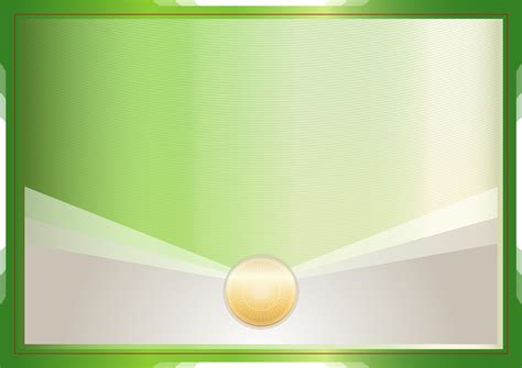 Green Certificate Frame Border Background Vector Background, European ...