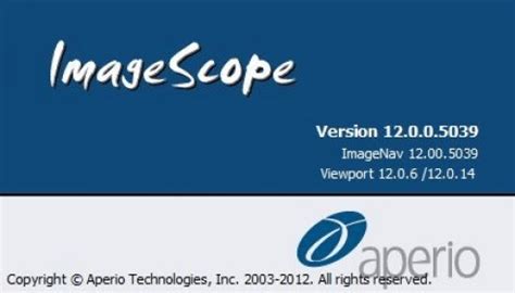 Aperio ImageScope 12.1 Download (Free) - ImageScope.exe