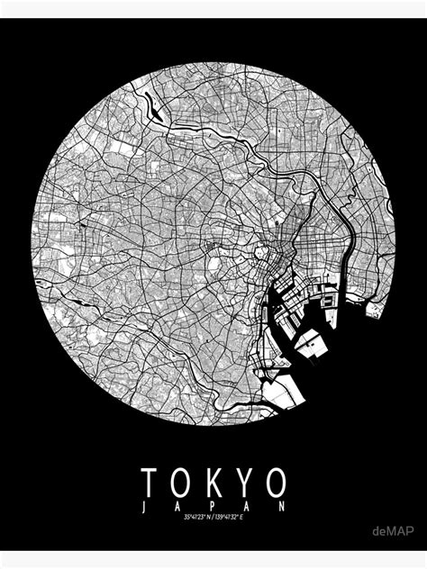 Tokyo Art, Neo Tokyo, City Map Art, City Maps, Map Wall Art, Wall Art Prints, Weather Map, Moon ...