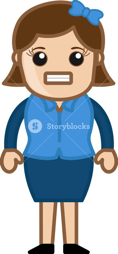 Annoying Woman - Business Cartoon Character Vector Royalty-Free Stock ...