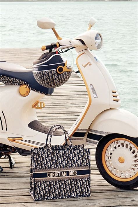 Here’s your first look at Dior and Vespa’s limited-edition scooter, and matching accessories ...