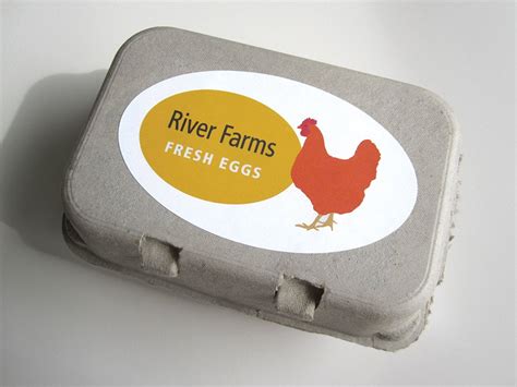 Egg Carton Labels Customized Personalized by GalleryintheGarden