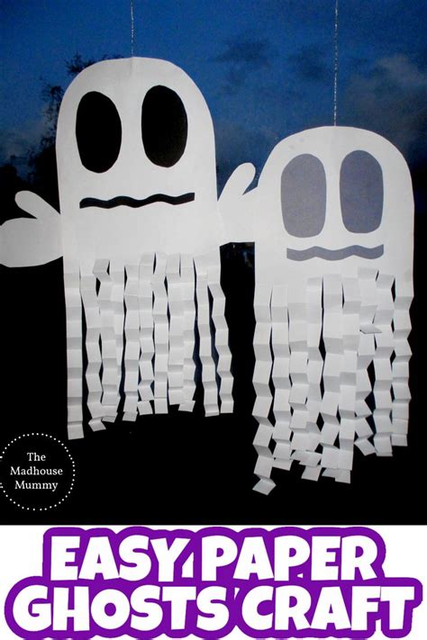 Halloween Ghost Craft, Quick Halloween Crafts, Halloween Monster, Halloween Crafts For Kids ...