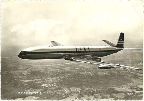 The traveler's drawer: B.O.A.C. Comet 4 aircraft