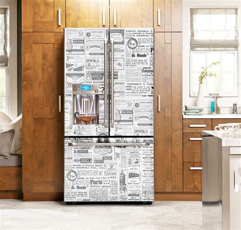 Retro Fridge Wrap Vintage Fridge Decals Fridge Vinyl Wrap - Etsy