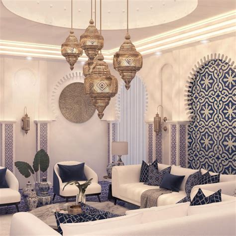 Modern design for Moroccan living room | Moroccan living room, Moroccan ...