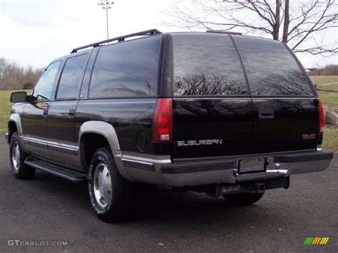 Onyx Black 1999 GMC Suburban K1500 SLT 4x4 Exterior Photo #46773390 | GTCarLot.com