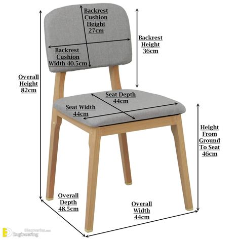 Best Information About Chair Dimensions | Engineering Discoveries