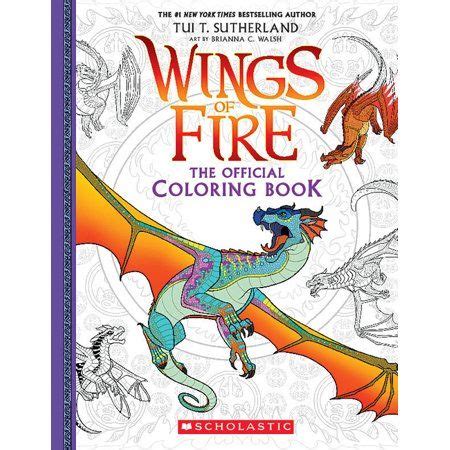 Wings of Fire: Official Wings of Fire Coloring Book (Media Tie-In) (Paperback) | Wings of fire ...