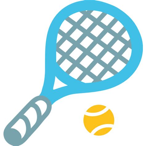 Tennis Racquet And Ball | ID#: 8303 | Emoji.co.uk