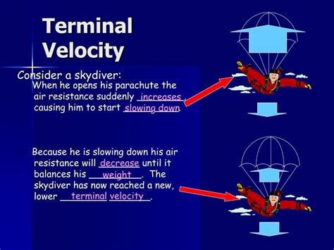 PPT - Gravity, Air Resistance, Terminal Velocity, and Projectile Motion ...