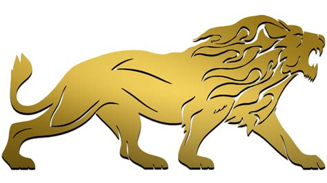 Transparent Background Gold Lion Logo Png | Images and Photos finder