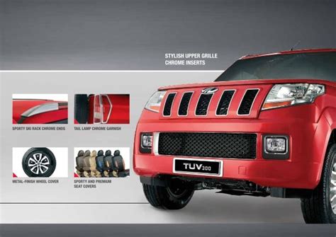 Mahindra TUV 300 Accessories brochure