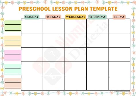 Printable Creative Curriculum Preschool Lesson Plan Template - prntbl ...