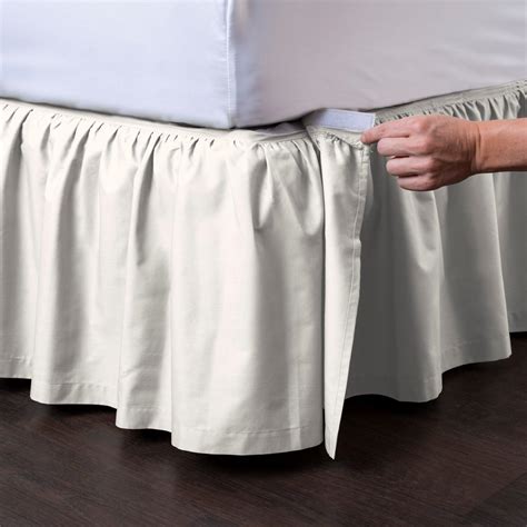 Amazon.com: Ashton Detachable Bedskirt (Full Size, Cream, 21" Drop ...