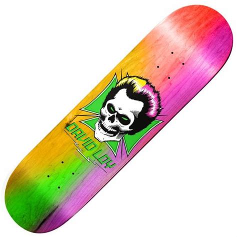 Birdhouse David Loy Skull Rainbow Skateboard Deck 8.38" - SKATEBOARDS ...