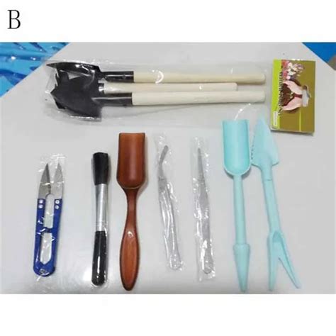 10PCS Garden Plastic Mini Plant Tool Set Planting Flower Transplanters ...