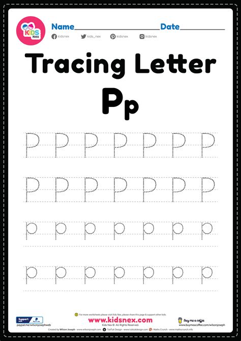 Printable Letter P Worksheets