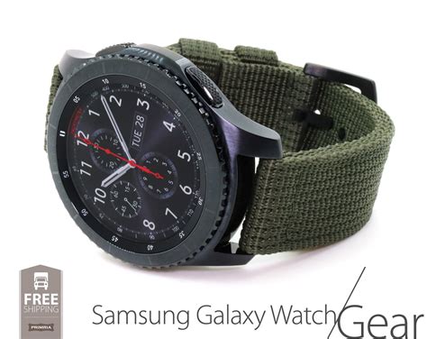 Samsung Galaxy Watch 6 5 / Gear S3 / Classic / Sport – Nylon Heavy Duty Watch Strap Sport Watch ...