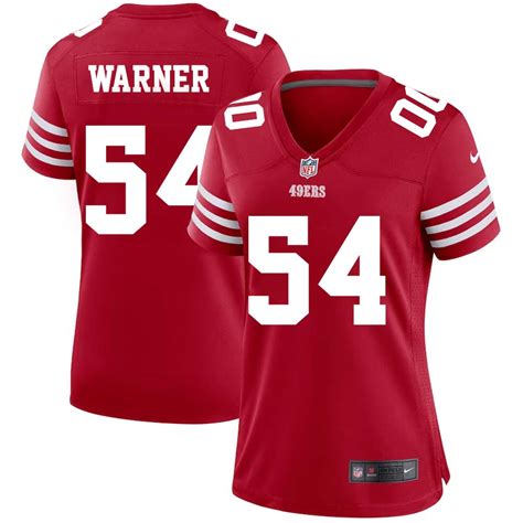 Fred Warner Jersey, Warner 49Ers Jersey - NFC West Jersey