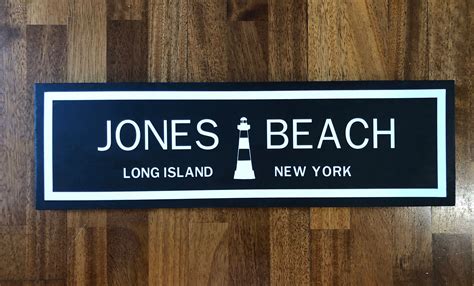 Jones Beach Sign, Long Island New York, Rustic Beach Decor - Etsy