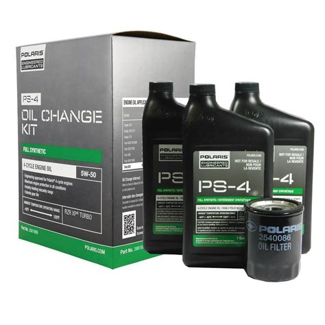 Polaris New OEM PS4 Full Synthetic Oil Change Kit, 2881696 - Walmart.com - Walmart.com