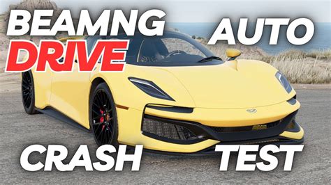 Sports Car Crash Test - Which Car Will Survive the Beamng Drive Obstacle Course? - YouTube