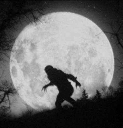 Monster on a full moon scary creepy monster eerie halloween full moon halloween pictures happy ...